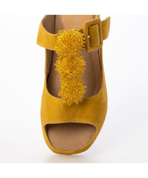 D'ICI / ディッシィ サンダル | ビジュー付きTストラップサンダル | 詳細5