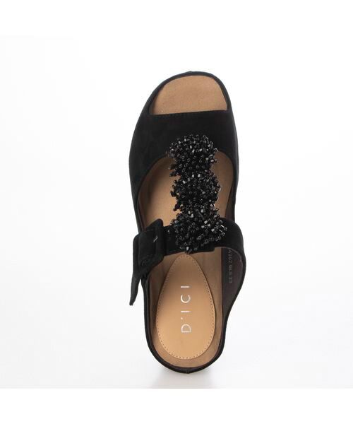 D'ICI / ディッシィ サンダル | ビジュー付きTストラップサンダル | 詳細8