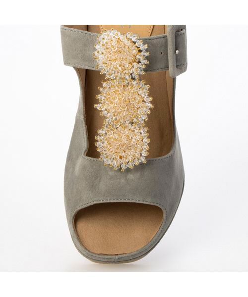 D'ICI / ディッシィ サンダル | ビジュー付きTストラップサンダル | 詳細15