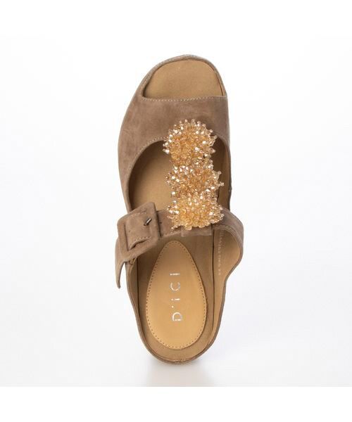 D'ICI / ディッシィ サンダル | ビジュー付きTストラップサンダル | 詳細18