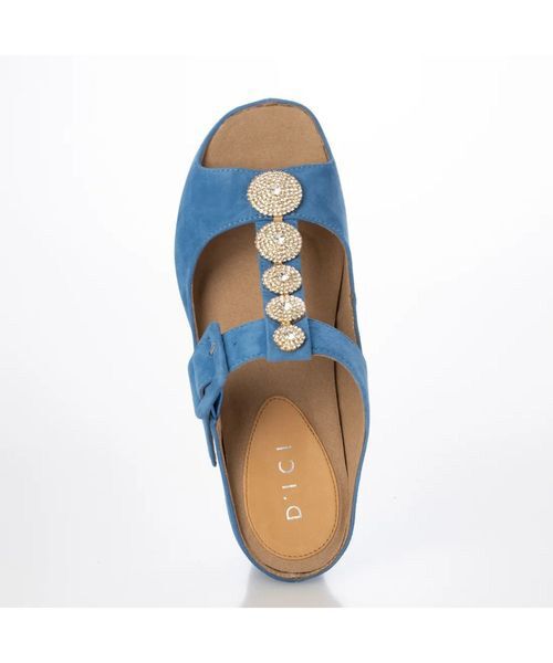 D'ICI / ディッシィ サンダル | ビジューモチーフTストラップサンダル | 詳細11