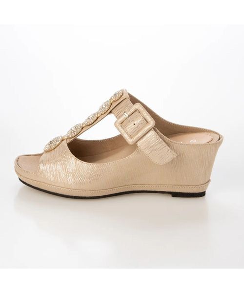 D'ICI / ディッシィ サンダル | ビジューモチーフTストラップサンダル | 詳細22