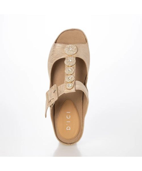 D'ICI / ディッシィ サンダル | ビジューモチーフTストラップサンダル | 詳細24