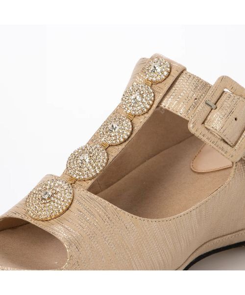 D'ICI / ディッシィ サンダル | ビジューモチーフTストラップサンダル | 詳細25