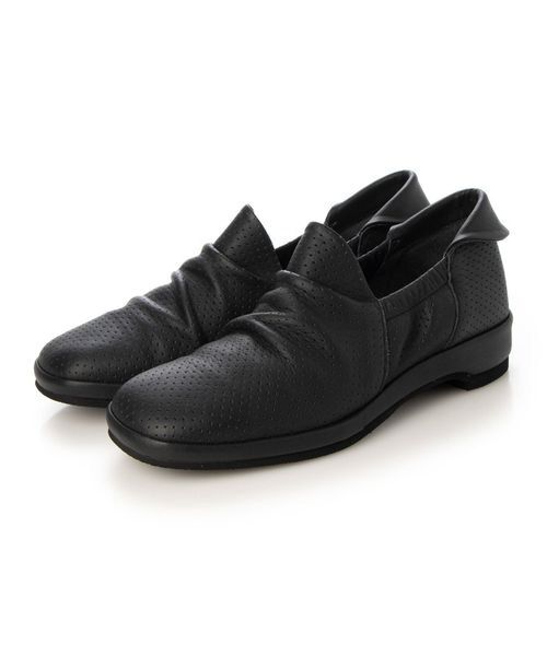 D'ICI/ディッシィ 【軽量】パンチングフラットシューズ ブラック 245 D'ICI/ディッシィ 【軽量】パンチングフラットシューズ ブラック 245