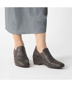 D'ICI / ディッシィ パンプス | 【軽量】レイヤードウェッジソールスリッポン