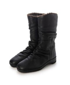 D'ICI / ディッシィ ブーツ（ショート丈） | 【防水】【防滑】スクエアトゥフラットソールハーフブーツ