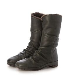 D'ICI / ディッシィ ブーツ（ショート丈） | 【防水】【防滑】スクエアトゥフラットソールハーフブーツ