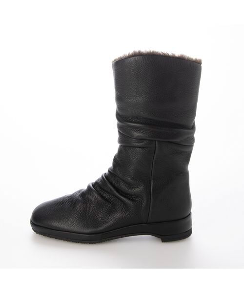 D'ICI / ディッシィ ブーツ（ショート丈） | 【防水】【防滑】スクエアトゥフラットソールハーフブーツ | 詳細1