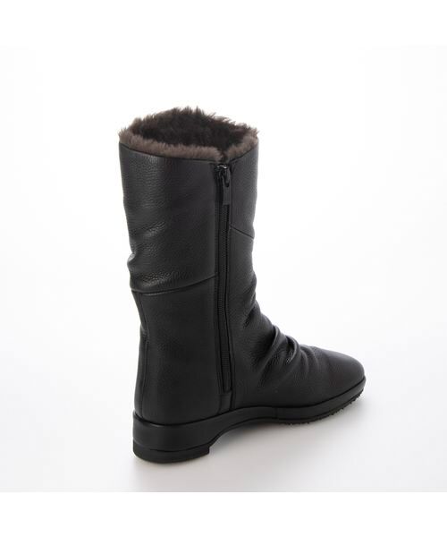 D'ICI / ディッシィ ブーツ（ショート丈） | 【防水】【防滑】スクエアトゥフラットソールハーフブーツ | 詳細2