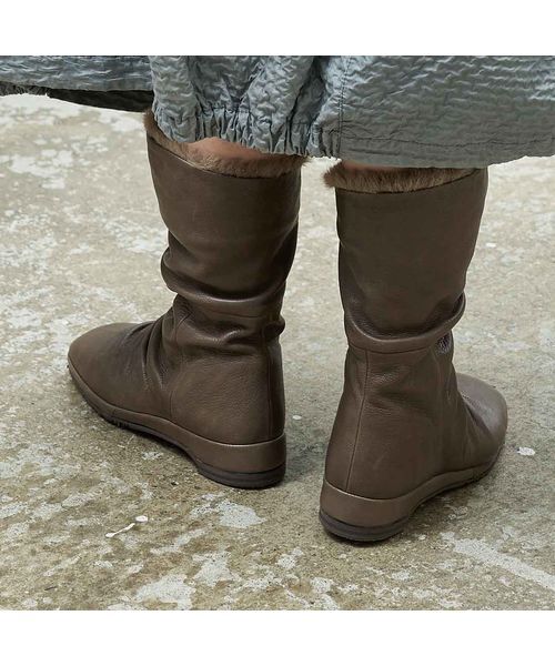 D'ICI / ディッシィ ブーツ（ショート丈） | 【防水】【防滑】スクエアトゥフラットソールハーフブーツ | 詳細21