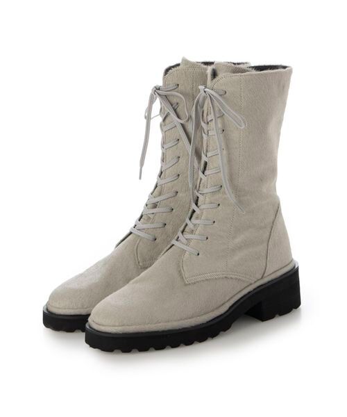 D'ICI / ディッシィ ブーツ（ショート丈） | タンクソールレースアップブーツ | 詳細1