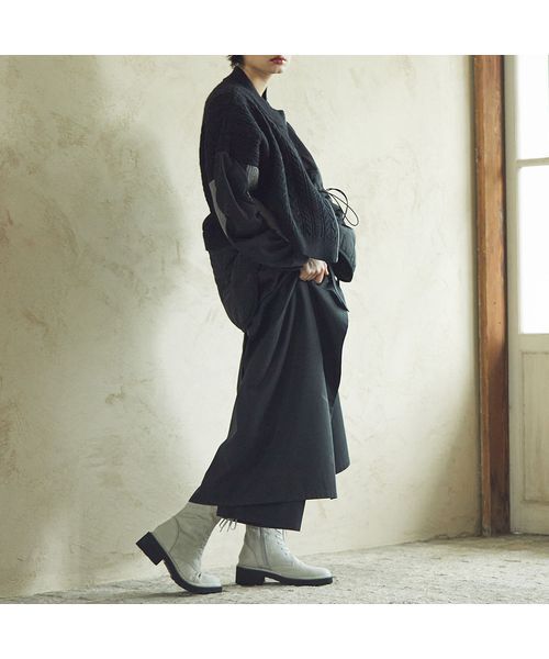 D'ICI / ディッシィ ブーツ（ショート丈） | タンクソールレースアップブーツ | 詳細8