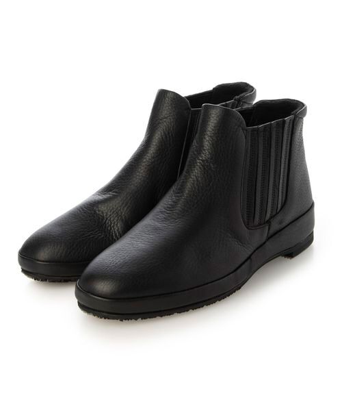 D'ICI/ディッシィ サイドゴアシンプルショートブーツ ブラック 245 D'ICI/ディッシィ サイドゴアシンプルショートブーツ ブラック 245