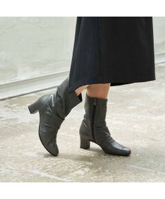 D'ICI / ディッシィ ブーツ（ショート丈） | ドレープハーフブーツ