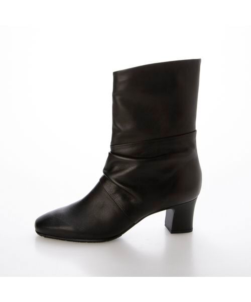 D'ICI / ディッシィ ブーツ(ショート丈) | ドレープハーフブーツ | 詳細1