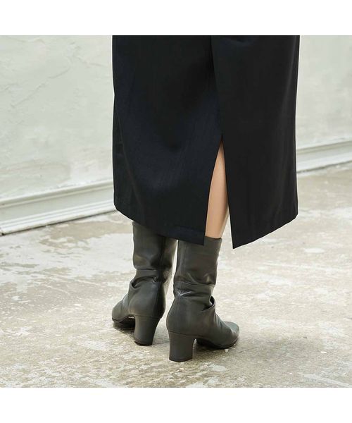 D'ICI / ディッシィ ブーツ(ショート丈) | ドレープハーフブーツ | 詳細11