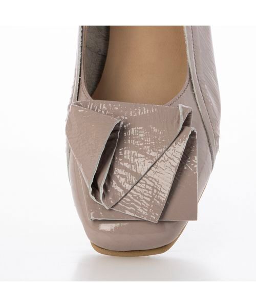 D'ICI / ディッシィ フラットシューズ | クラフトリボンモチーフパンプス | 詳細10