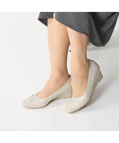 D'ICI / ディッシィ パンプス | スクエアトゥウエッジパンプス