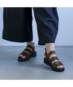 D'ICI / ディッシィ サンダル | スリーラインストレッチサンダル