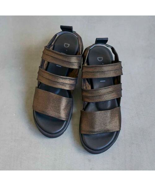 D'ICI / ディッシィ サンダル | スリーラインストレッチサンダル | 詳細9