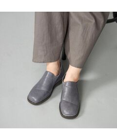 D'ICI / ディッシィ フラットシューズ | 【高機能】スクエアトゥ切り替えスリッポン