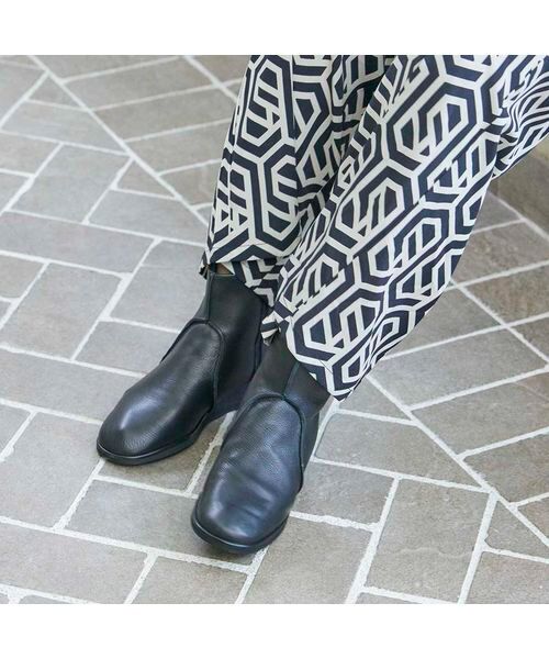 D'ICI / ディッシィ ブーツ（ショート丈） | スクエアトゥフラットブーツ | 詳細18