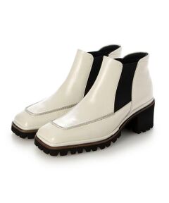 D'ICI / ディッシィ パンプス | ワイドスクエアトゥタンクソールショートブーツ