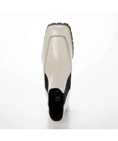 D'ICI / ディッシィ パンプス | ワイドスクエアトゥタンクソールショートブーツ | 詳細3