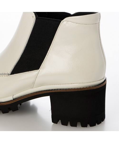 D'ICI / ディッシィ パンプス | ワイドスクエアトゥタンクソールショートブーツ | 詳細5