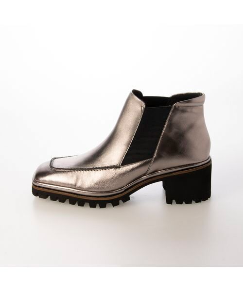 D'ICI / ディッシィ パンプス | ワイドスクエアトゥタンクソールショートブーツ | 詳細11