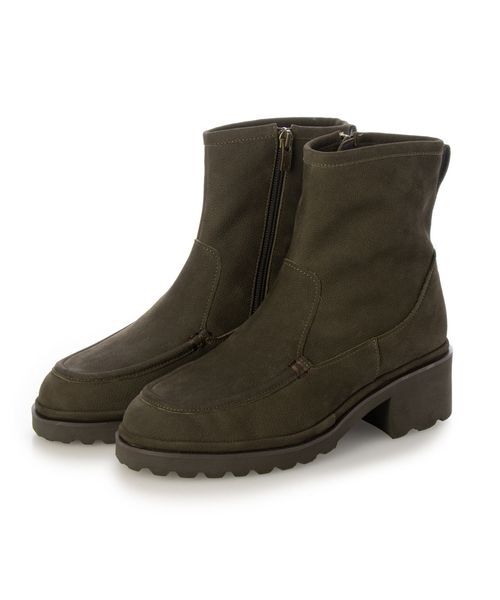 D'ICI/ディッシィ タンクソールモカシンショートブーツ ダークオーク 245 D'ICI/ディッシィ タンクソールモカシンショートブーツ ダークオーク 245