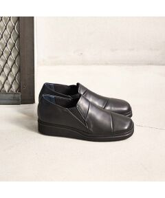 D'ICI / ディッシィ フラットシューズ | スクエアトゥ切り替えスリッポン