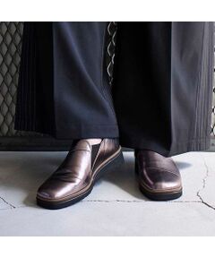 D'ICI / ディッシィ フラットシューズ | スクエアトゥ切り替えスリッポン