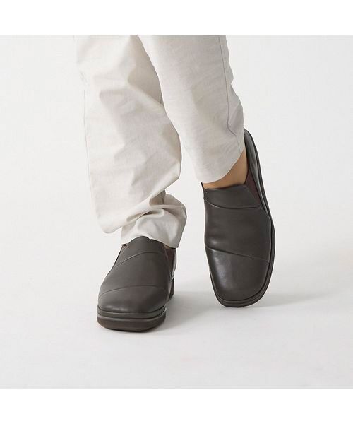 D'ICI / ディッシィ フラットシューズ | スクエアトゥ切り替えスリッポン | 詳細8