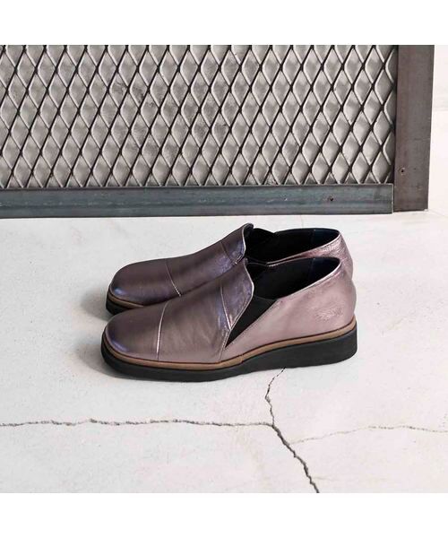 D'ICI / ディッシィ フラットシューズ | スクエアトゥ切り替えスリッポン | 詳細22