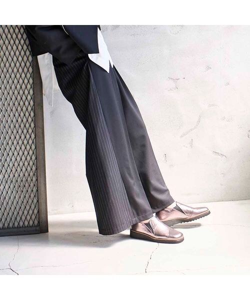 D'ICI / ディッシィ フラットシューズ | スクエアトゥ切り替えスリッポン | 詳細24