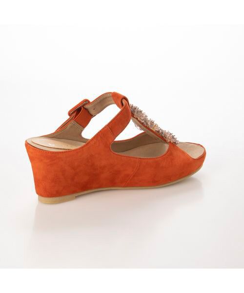 D'ICI / ディッシィ サンダル | 【クッション入り】ビジュー付きＴストラップサンダル | 詳細2