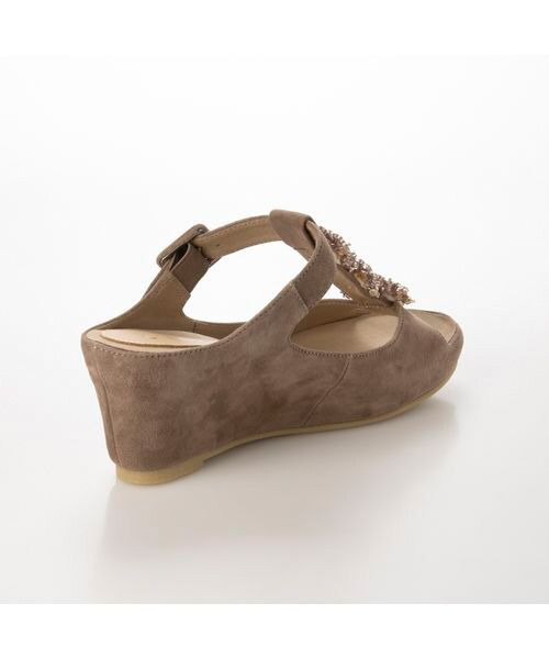 D'ICI / ディッシィ サンダル | 【クッション入り】ビジュー付きＴストラップサンダル | 詳細13