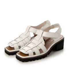 D'ICI / ディッシィ サンダル | スクエアトゥボリュームソールグルカサンダル