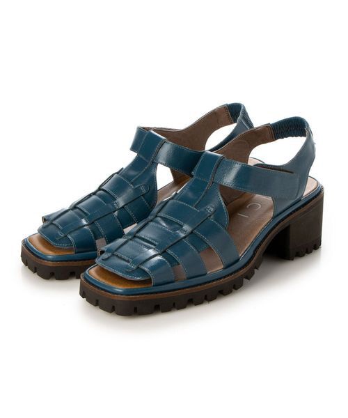 D'ICI / ディッシィ サンダル | スクエアトゥボリュームソールグルカサンダル | 詳細1