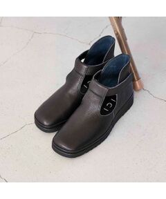 D'ICI / ディッシィ フラットシューズ | ベルト付きサイドオープンブーツ