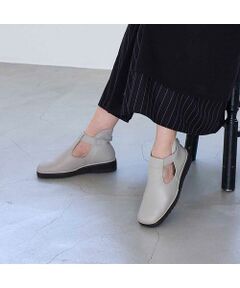 D'ICI / ディッシィ フラットシューズ | ベルト付きサイドオープンブーツ