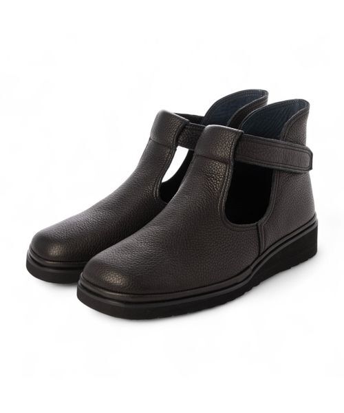 D'ICI / ディッシィ フラットシューズ | ベルト付きサイドオープンブーツ | 詳細1