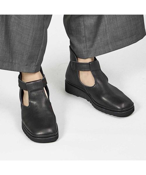 D'ICI / ディッシィ フラットシューズ | ベルト付きサイドオープンブーツ | 詳細7