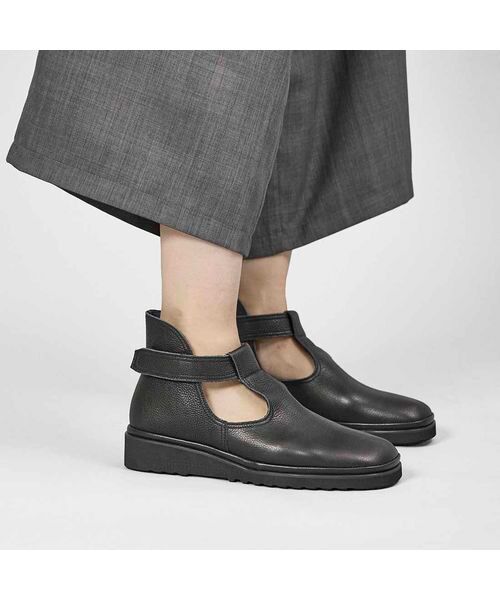 D'ICI / ディッシィ フラットシューズ | ベルト付きサイドオープンブーツ | 詳細8