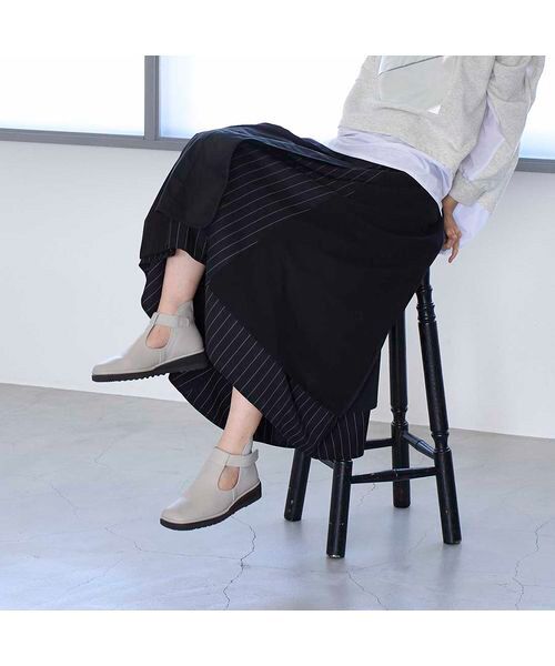 D'ICI / ディッシィ フラットシューズ | ベルト付きサイドオープンブーツ | 詳細15