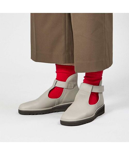 D'ICI / ディッシィ フラットシューズ | ベルト付きサイドオープンブーツ | 詳細18