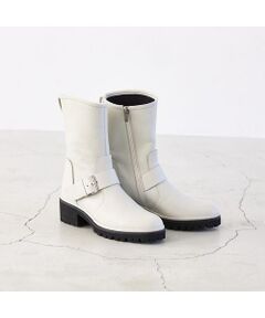 D'ICI / ディッシィ ブーツ（ショート丈） | ベルトデザインミドルブーツ