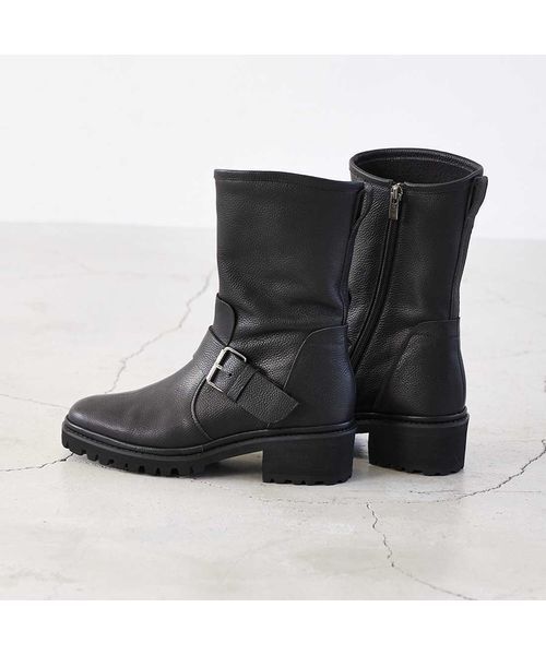 D'ICI / ディッシィ ブーツ（ショート丈） | ベルトデザインミドルブーツ | 詳細17